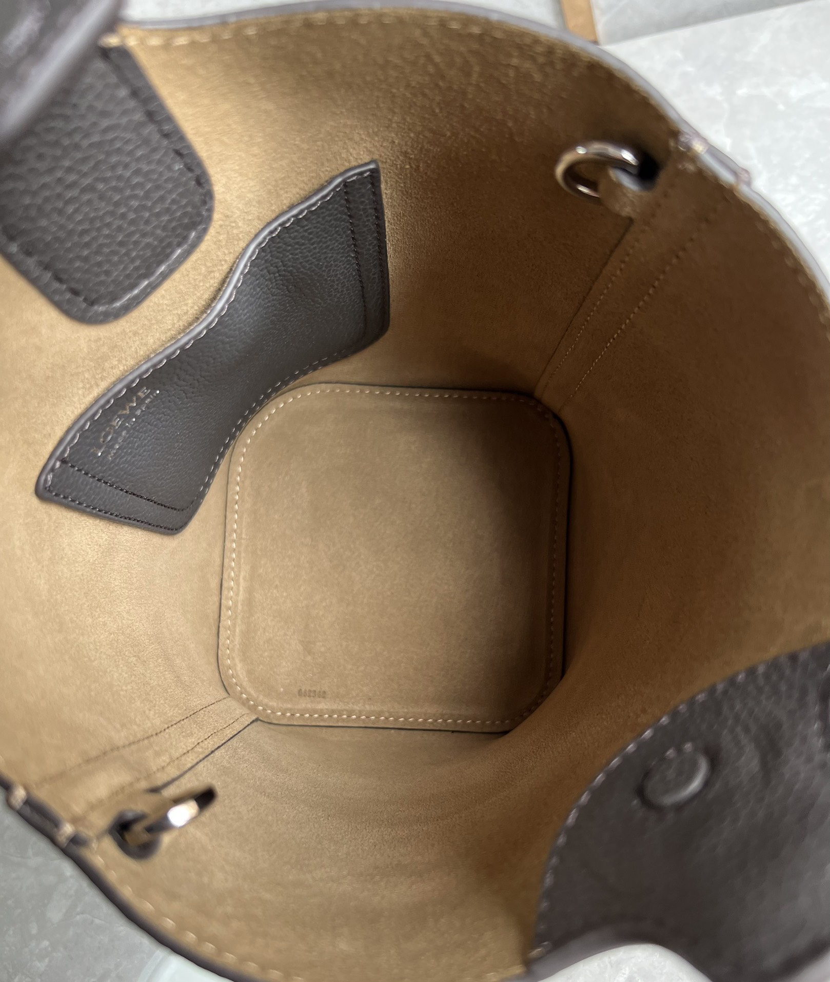 Loewe Pebble mini bucket bag 0705