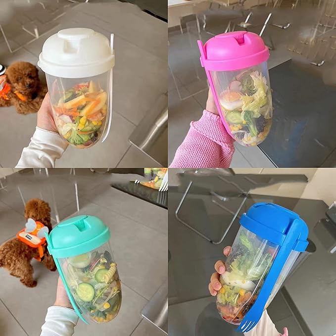 🍴Keep Fit Salad Meal Shaker Cup