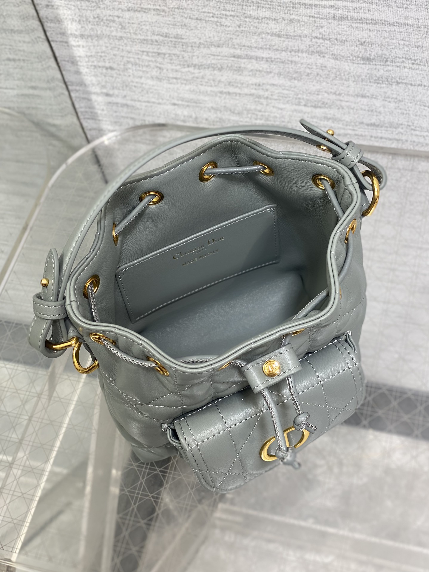 Dior micro Caro bucket bag