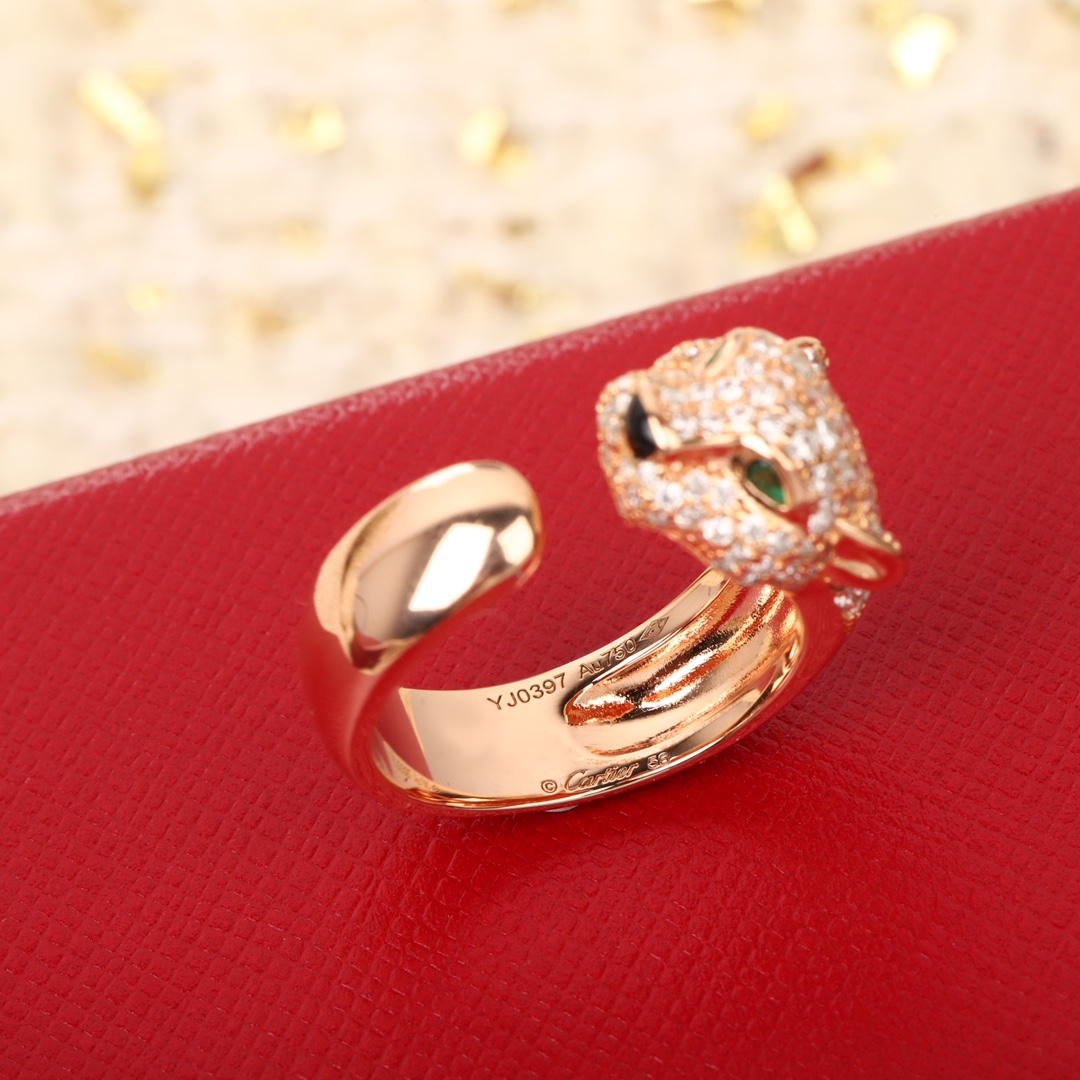 Cartier Panther Head Ring