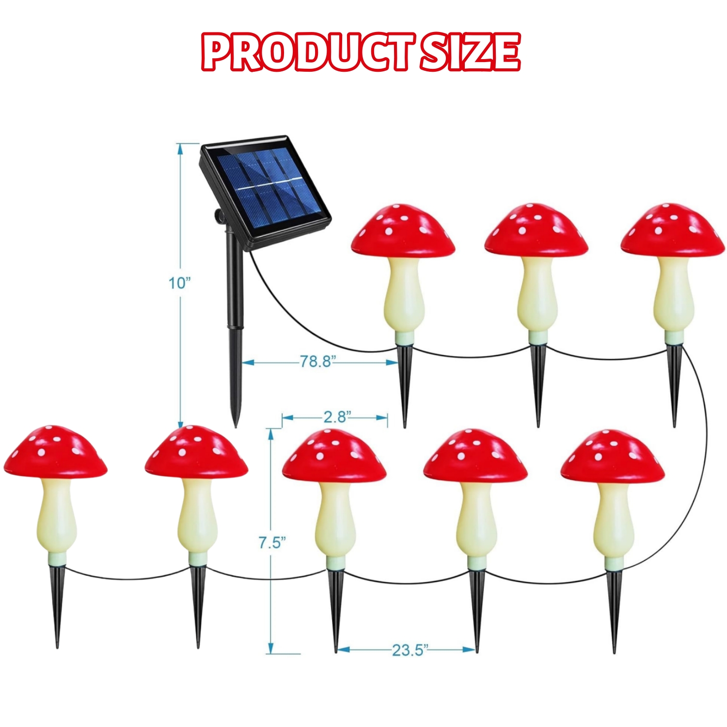 🏆Flash Sale⚡Mushroom Solar Lights