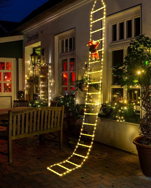 🎄Santa Climbing Ladder LED Hanging Lights-❤️Buy 2 Get Free Shipping!