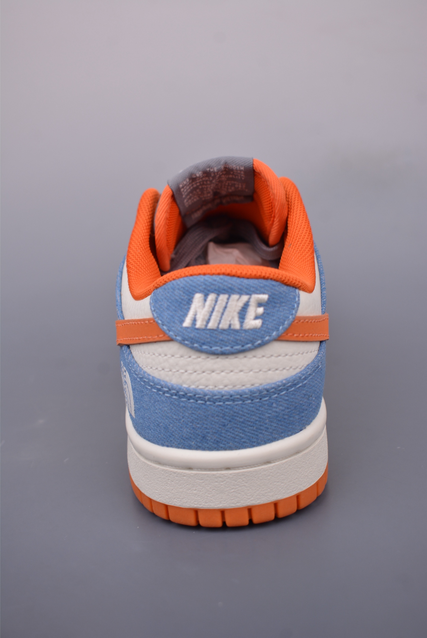The North Face x Nike SB Dunk Low sneakers Gray, White, Blue and Orange CY5979-112