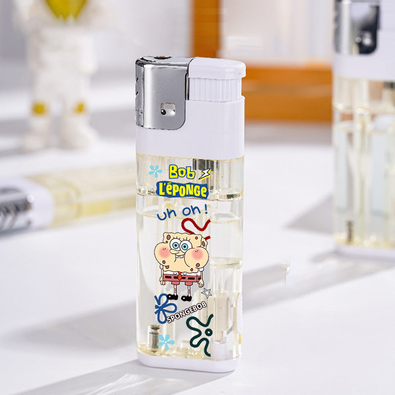 Cartoon small light bar large lighter large capacity