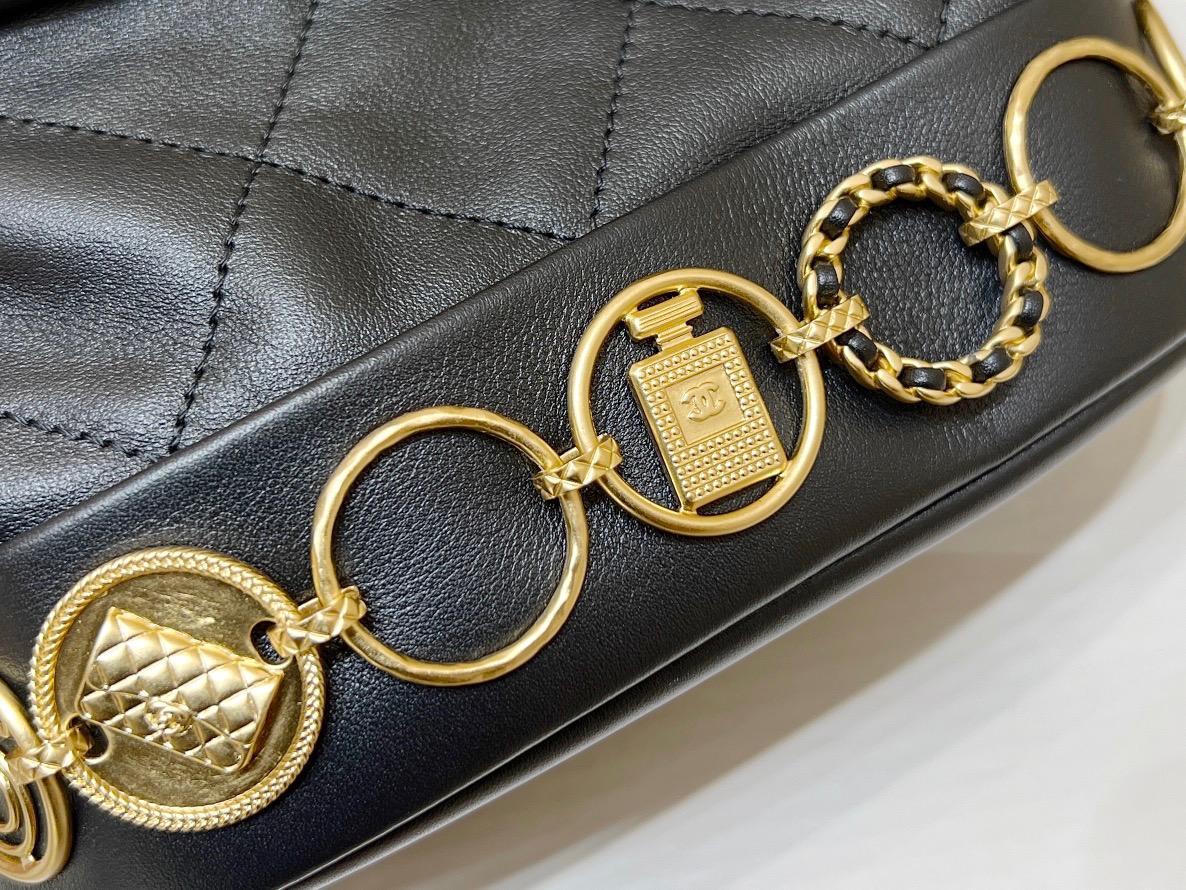 Chanel 23b Fall/Winter Preview Collection Badge Double Backpack AS427500138