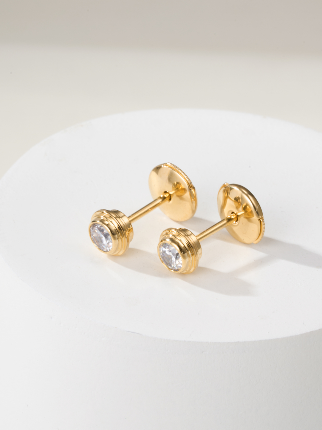 Cartier love 20 point diamond earrings
