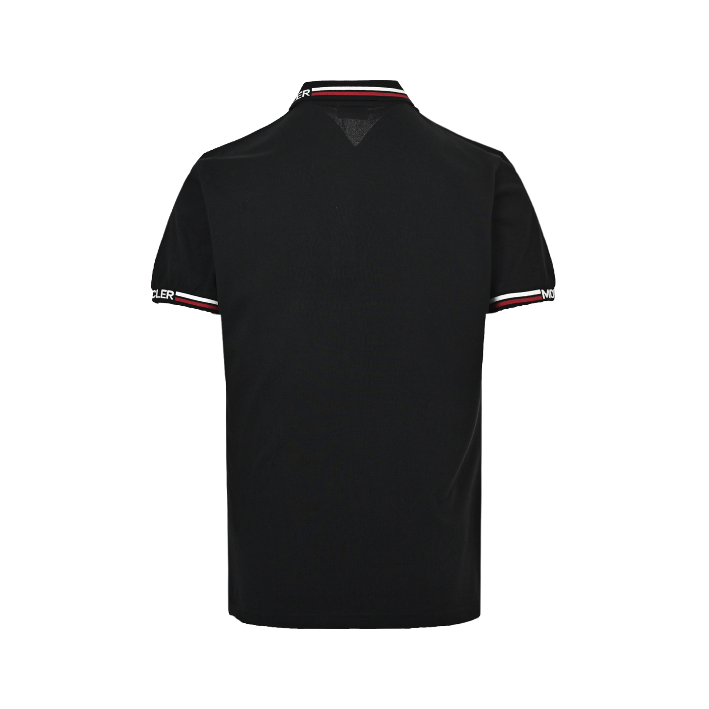 Moncler 25ss embroidered logo polo short sleeve