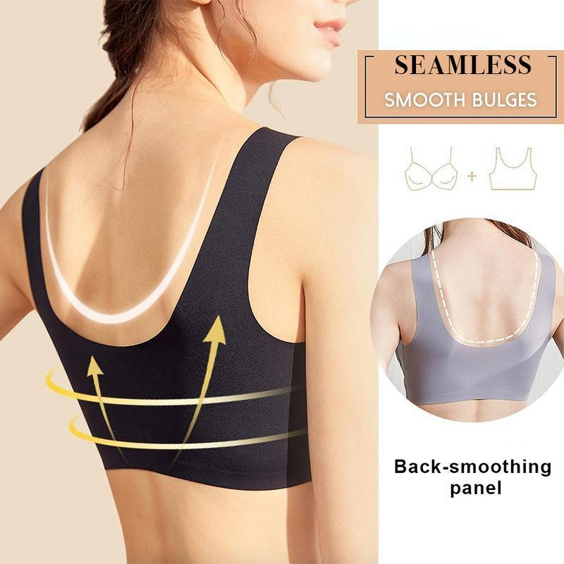 Buy 2 Free Shipping--Wireless Push Up Comfort Shock-proof Latex Pad Lace Bra