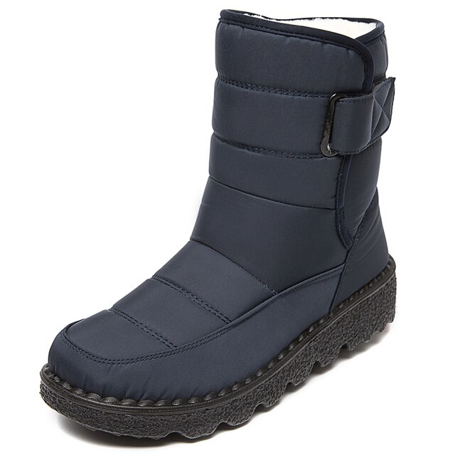 Women Low Heels Winter Boots 2022 Casual Botas Mujer Platform Shoes Female