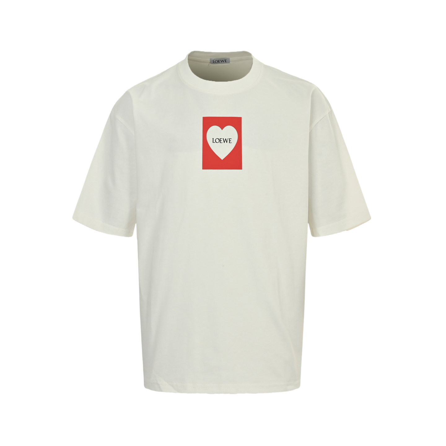 Loewe 25ss heart laminated short sleeves