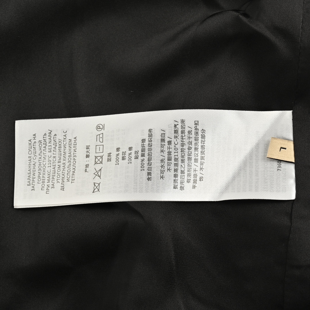 Gucci 24Fw women's solid satin wool jacket blazer