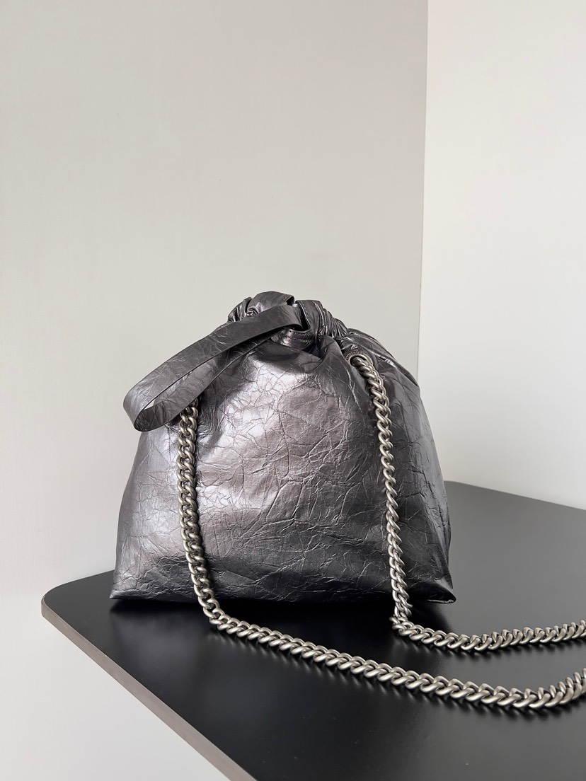 Balenciaga Crush Trash Clutch Small