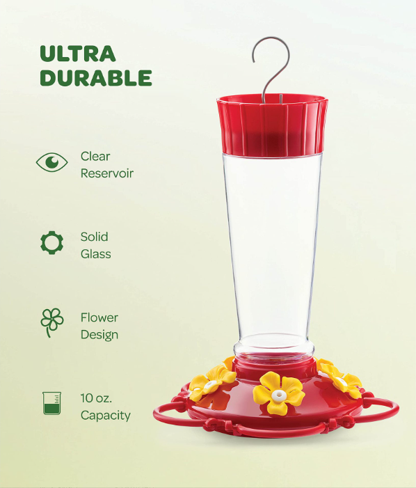 💥Hanging Outdoor Hummingbird Feeder🐦 50% OFF🎁