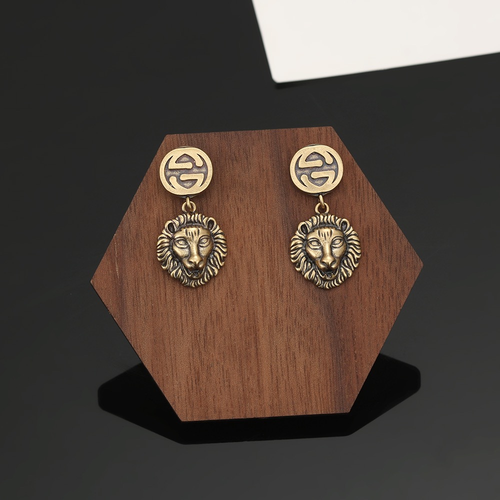 GUCCi Lion Earrings