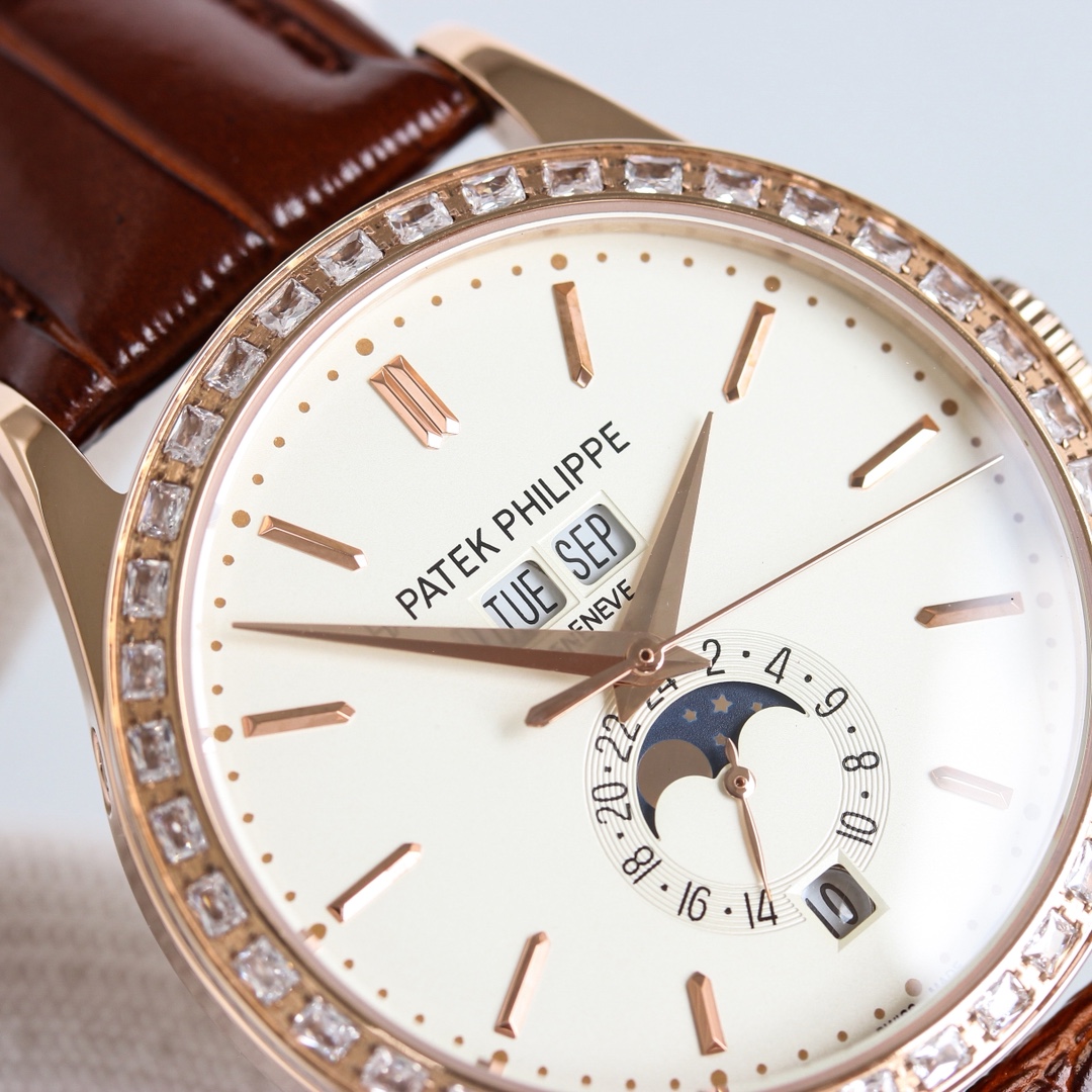 Patek Philippe Complex Function Timepiece Swarovski Baguette Diamond Edition