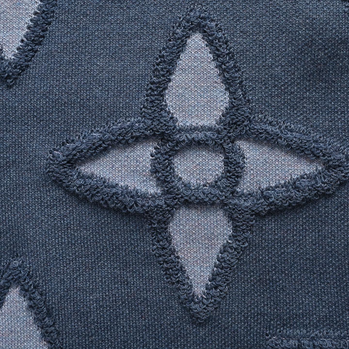 Louis Vuitton 25ss four-leaf clover jacquard knit shorts