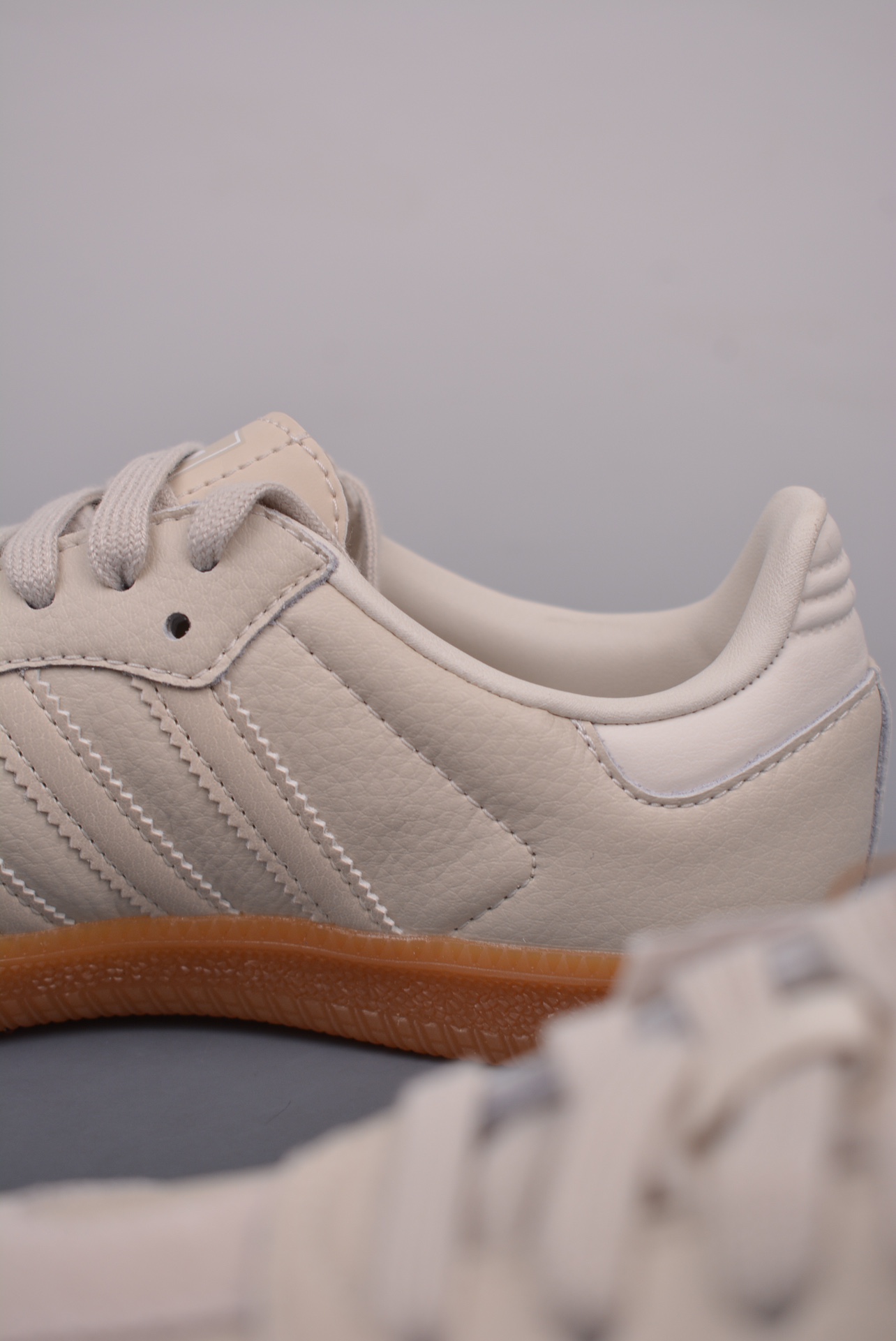 Adidas Originals Samba Vegan OG Leather Beige White Gold IE7013