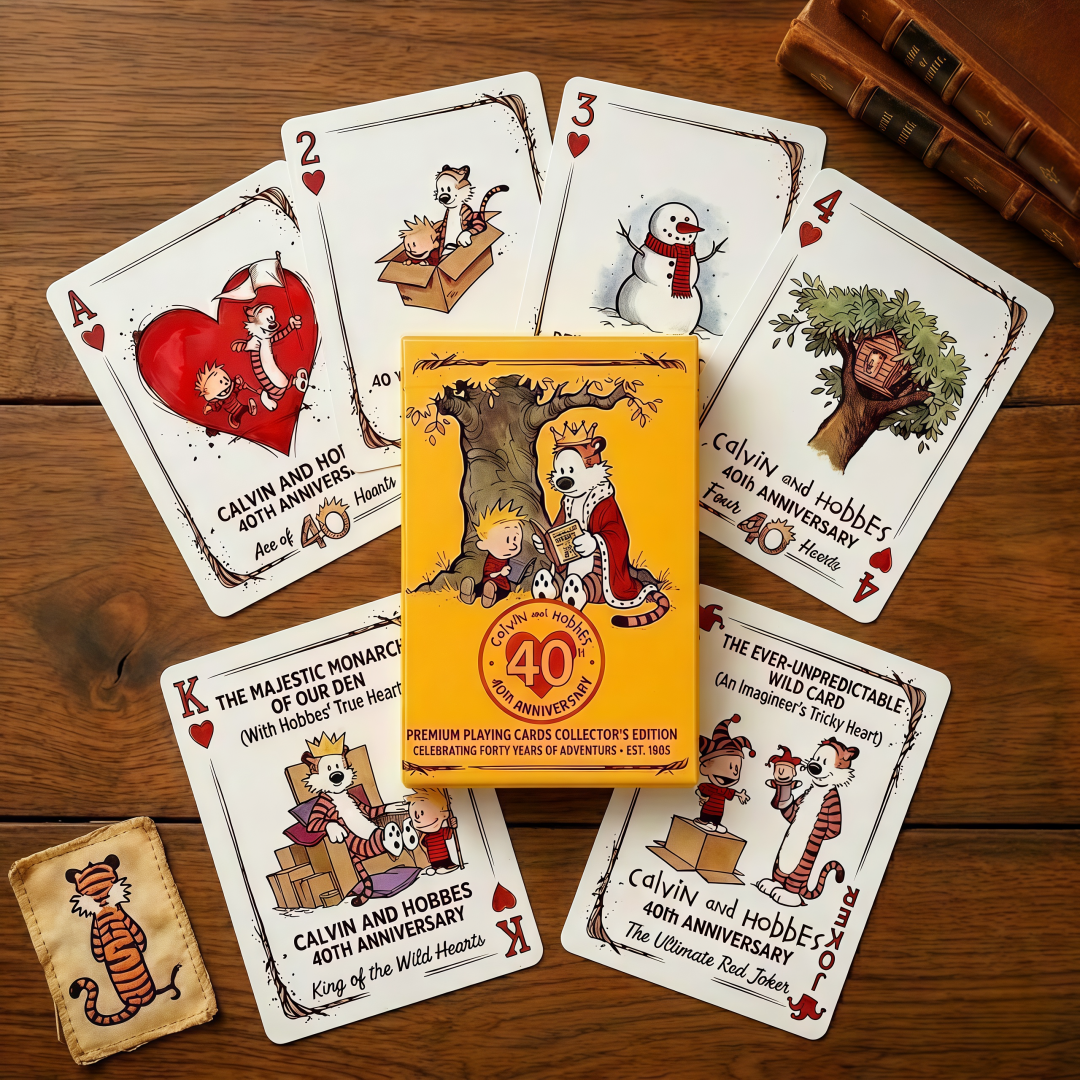 Calvin and Hobbes 40th Anniversary Playing Cards