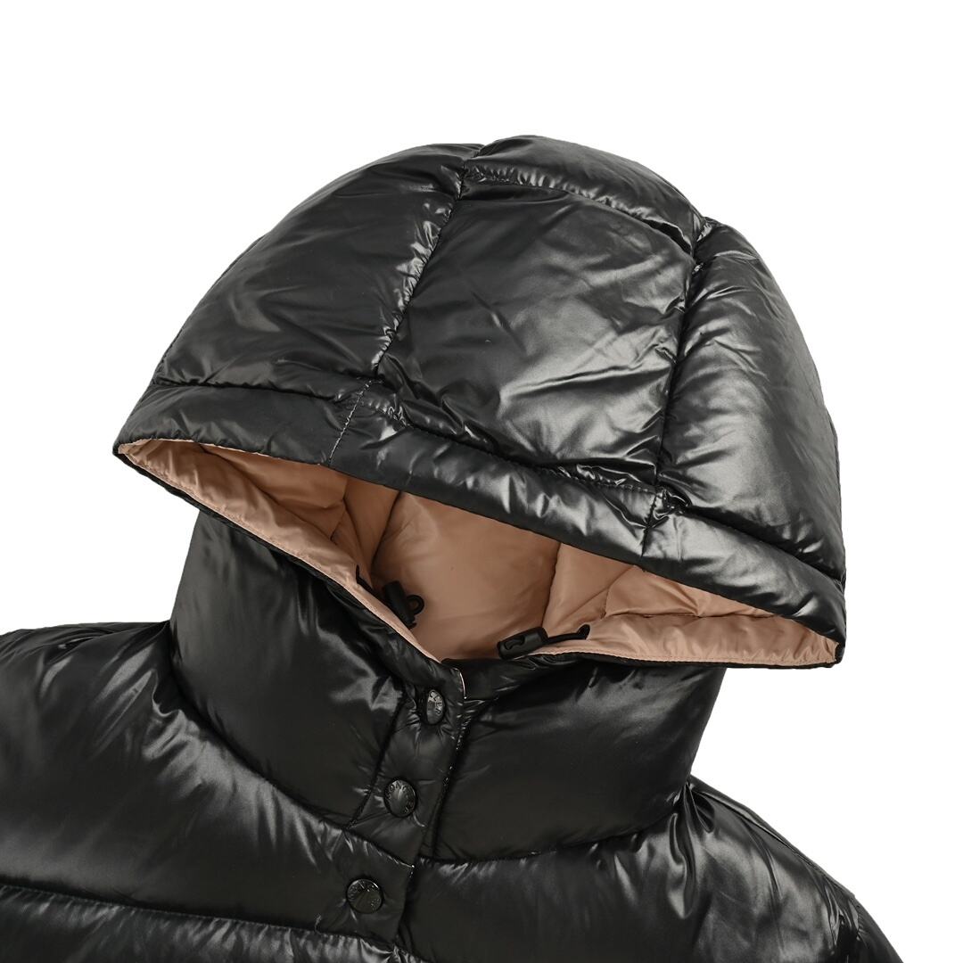 Moncler BARDANETTE women's pink hooded short down jacket
