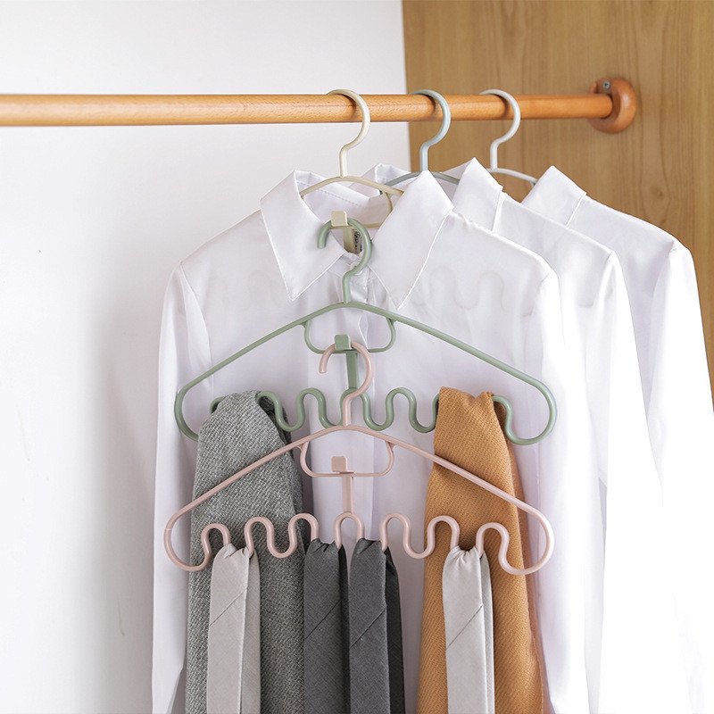 (🔥CHRISTMAS SALE 50% OFF)Creative Wave stackable hanger-BUY 2 SETS GET 1 SETS FREE NOW!