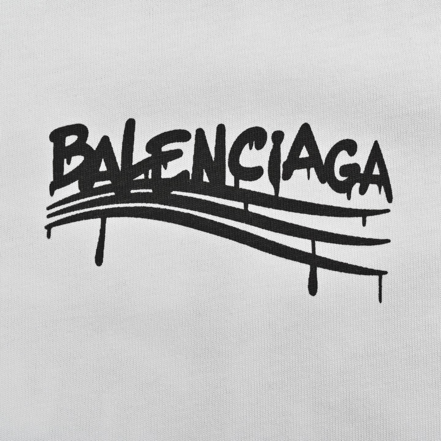 Balenciaga Letter Print Short Sleeve