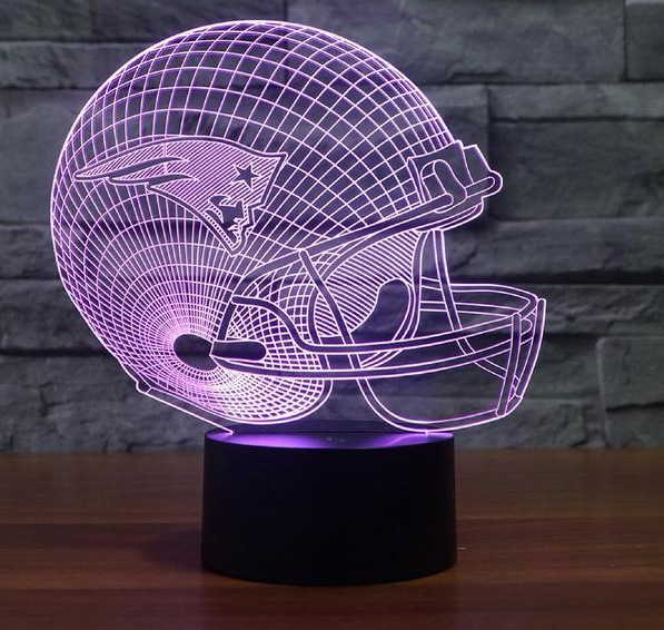 NEW ENGLAND PATRIOTS 3D LED LIGHT LAMP
