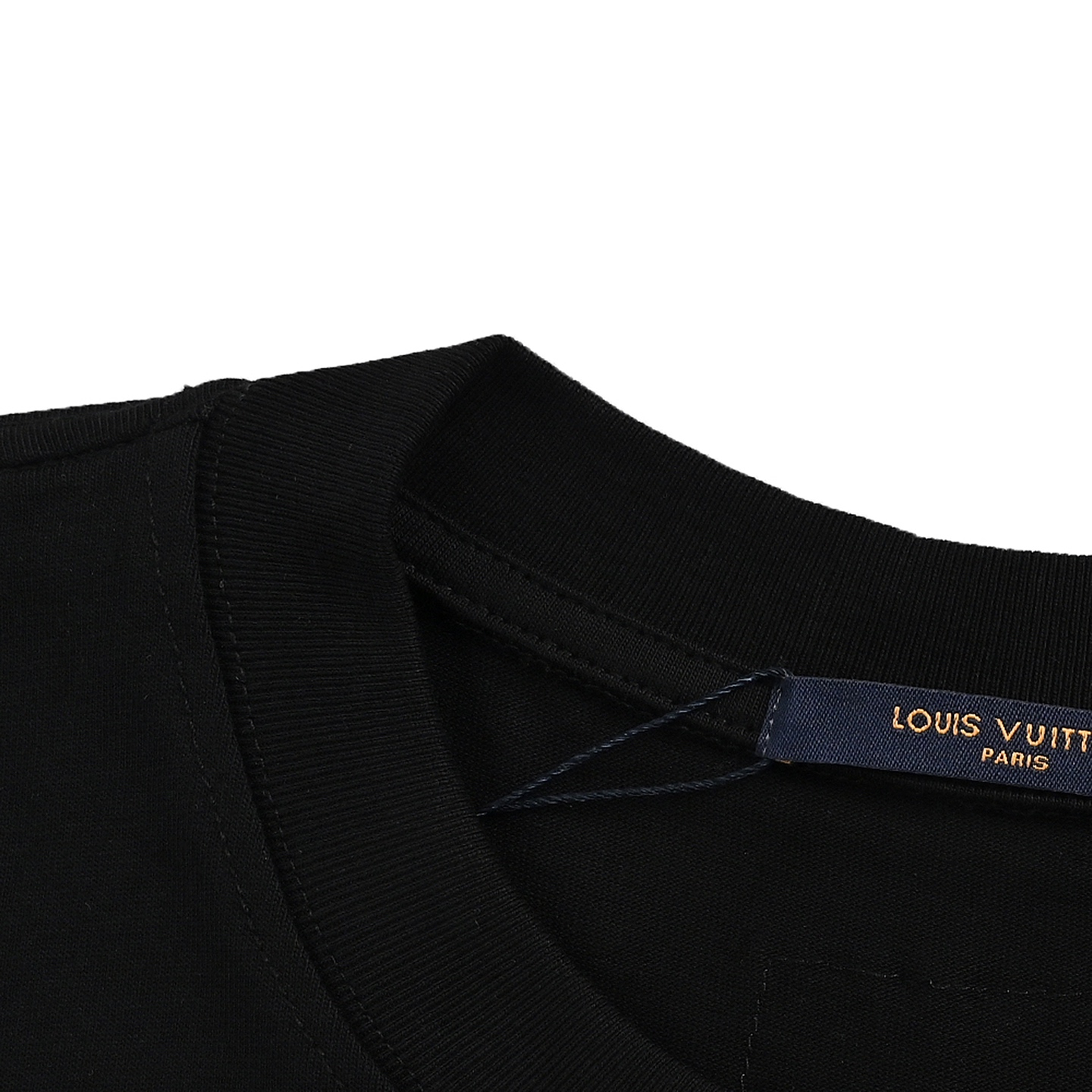 Louis Vuitton 25ss front and back embroidered logo short sleeves
