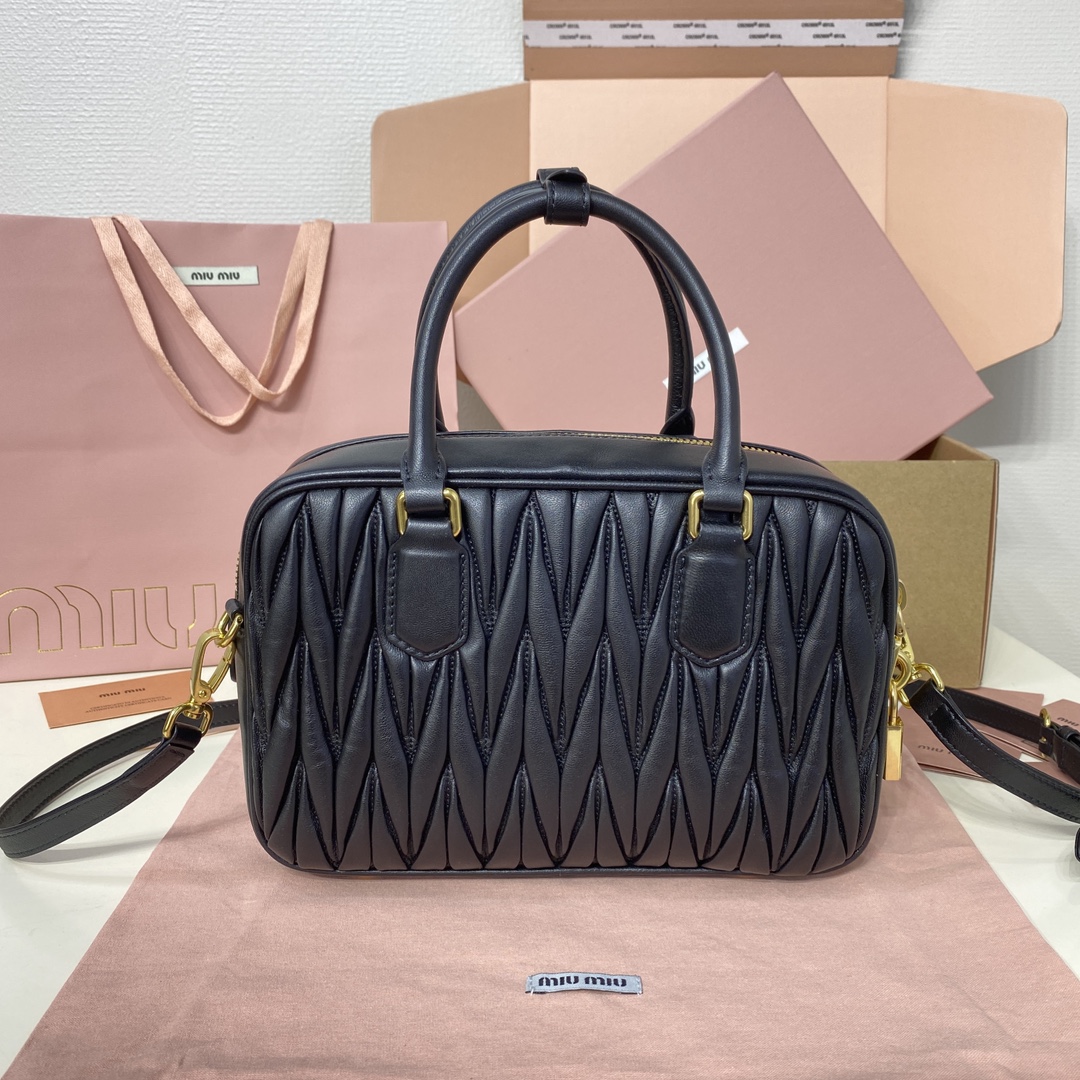 Miu Miu too etty bowling medium handbag 5BB124