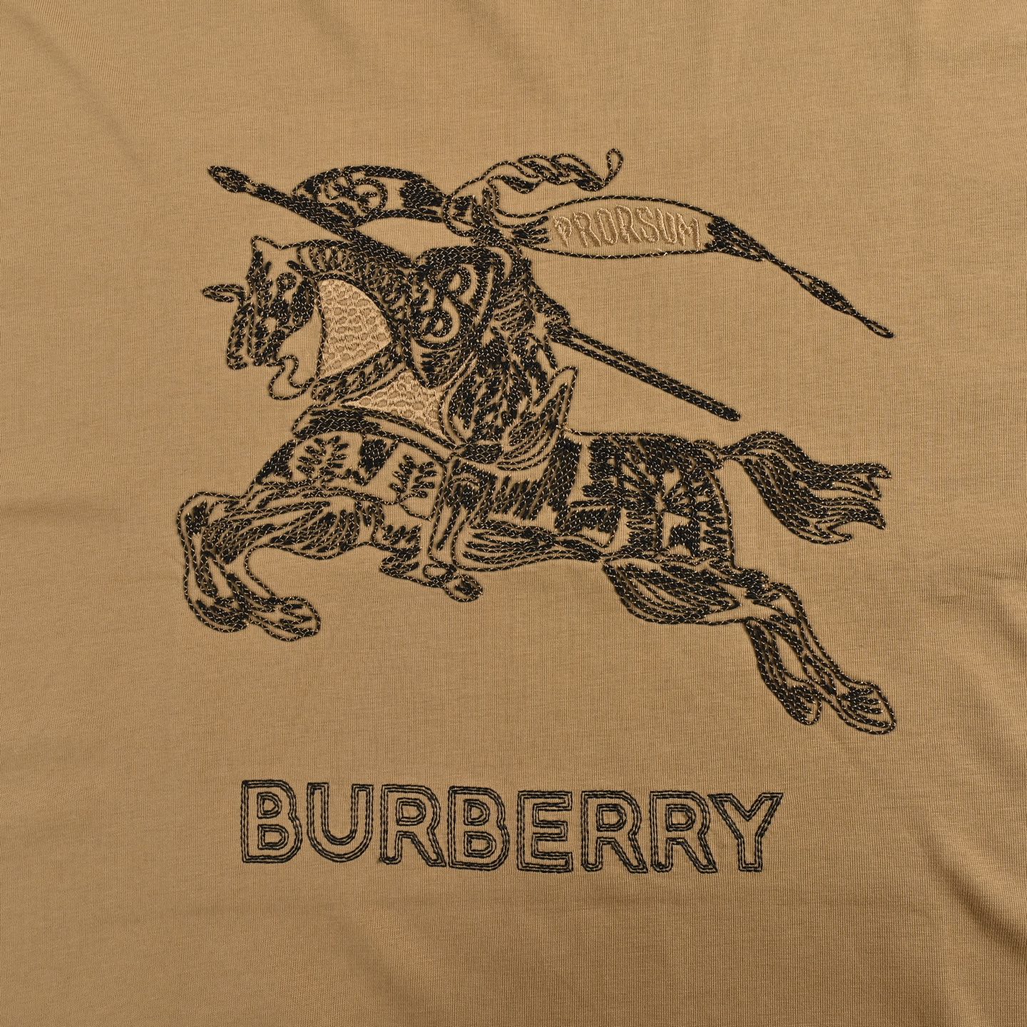Burberry embroidered warhorse logo short sleeve