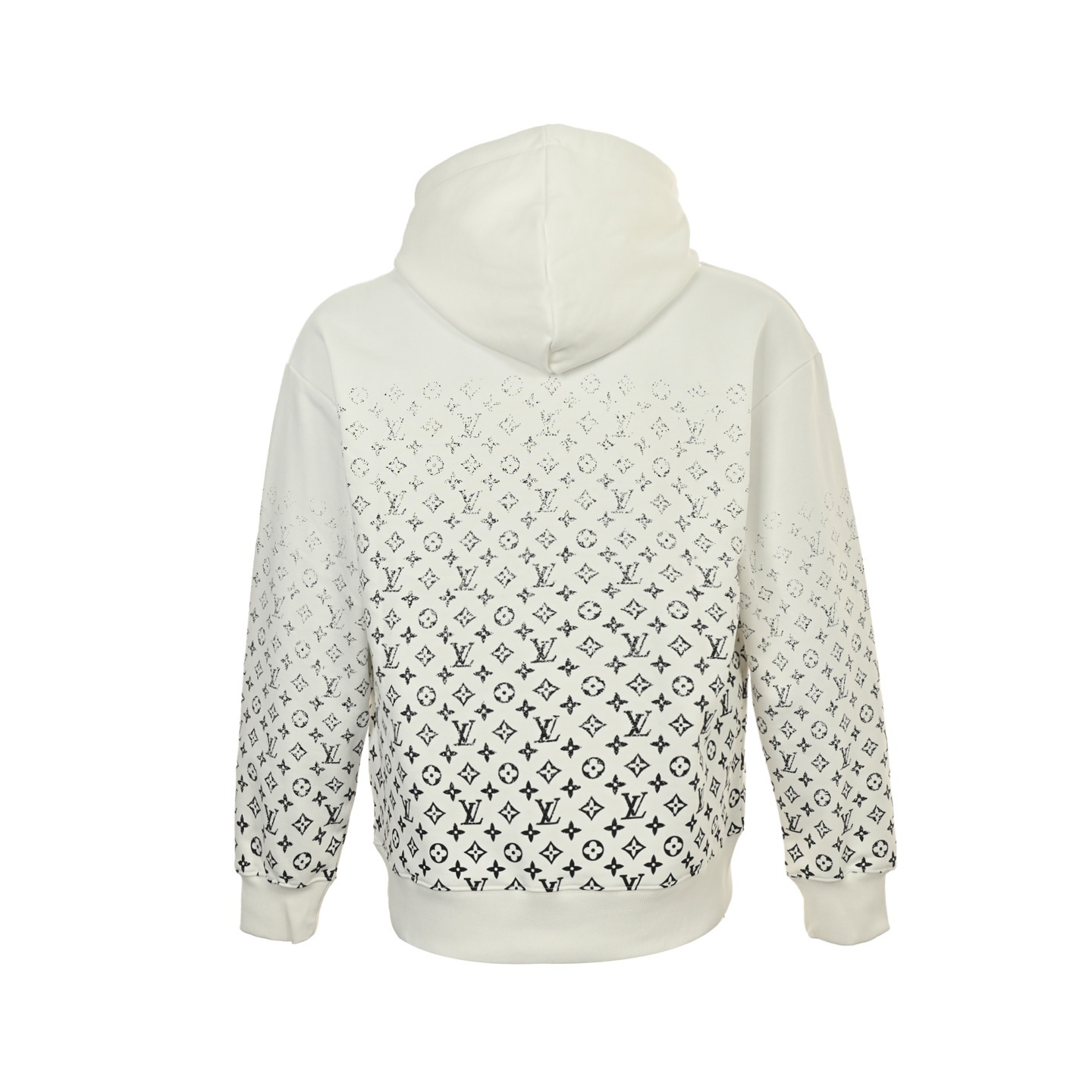 Louis Vuitton 25Fw monogram gradient print hooded sweatshirt