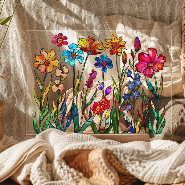 🌷🌼2024 NEW🌻🌺Painted Colorful Flower Pattern Decor💖Buy More Save More