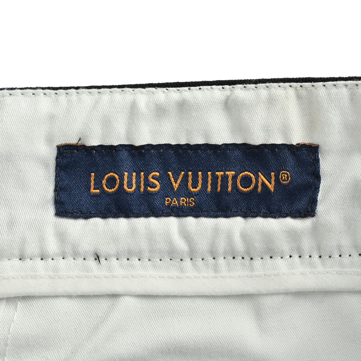 Louis Vuitton 25ss flared trousers with embroidered lettering on the back pockets