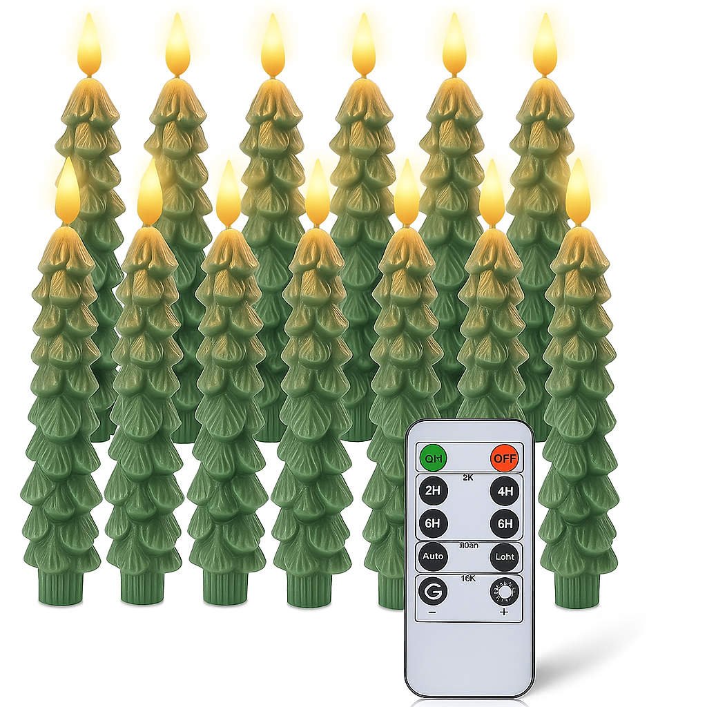 Christmas decoration - 🔥Christmas Tree Candles with Remote
