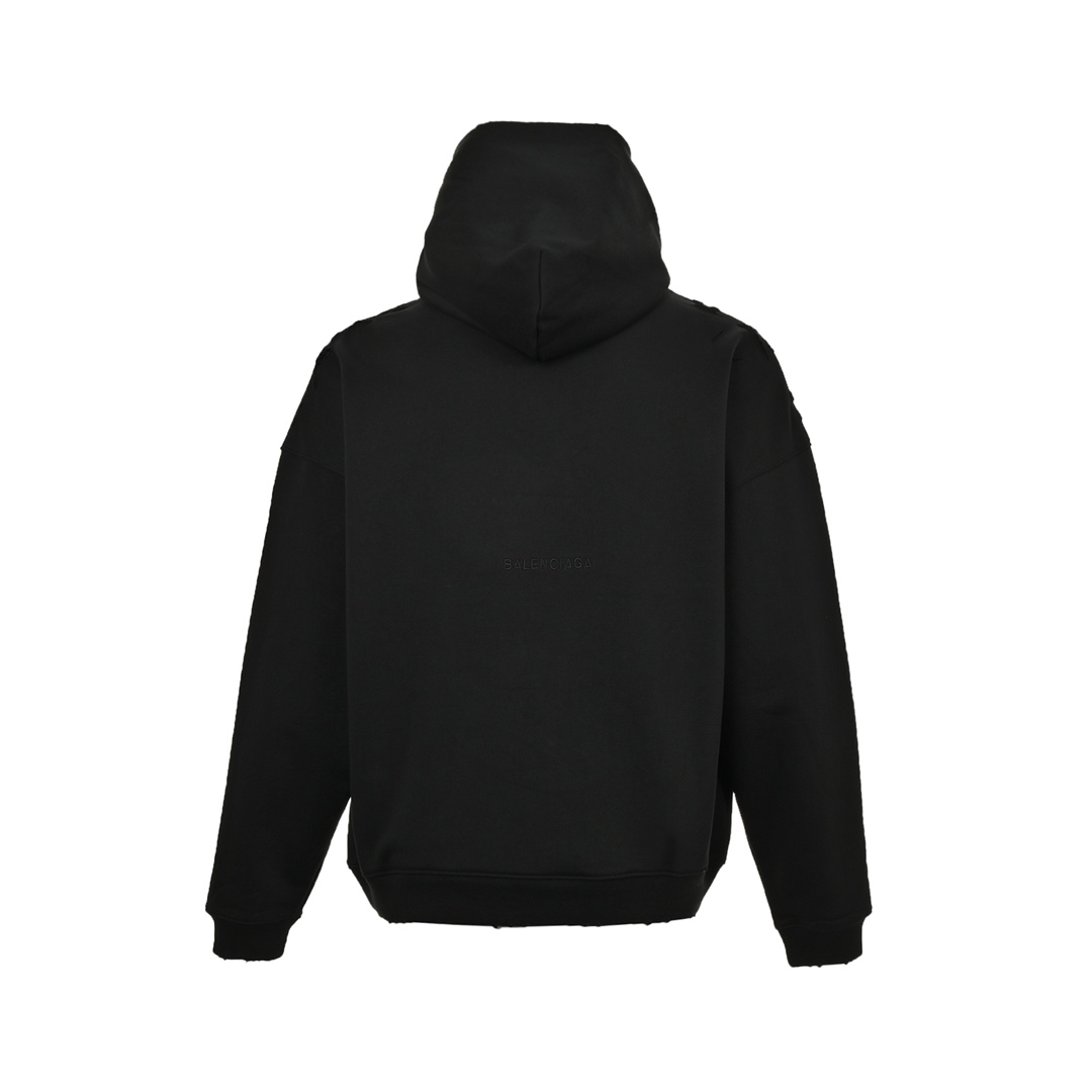 Balenciaga 24Fw Statue of Liberty print hooded sweatshirt
