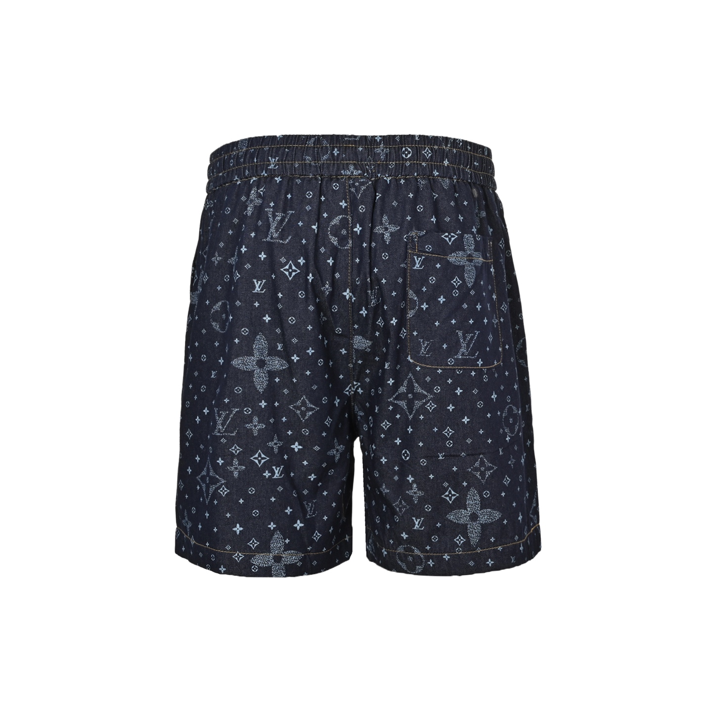 Louis Vuitton 25ss denim shorts with floral print