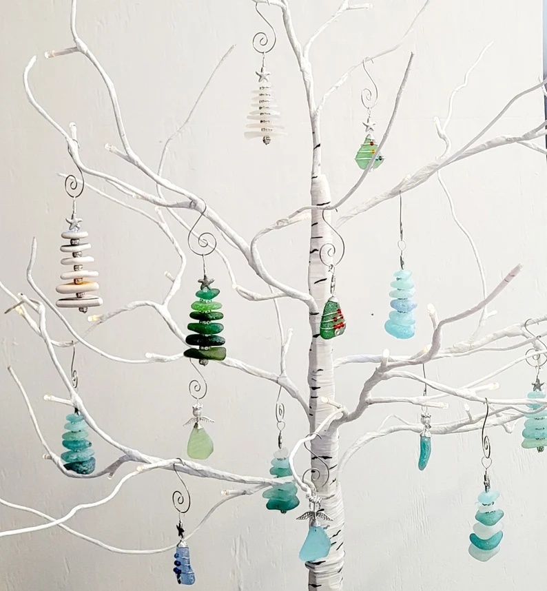 Sea Glass Christmas Tree Ornament/2024 Christmas Ornament