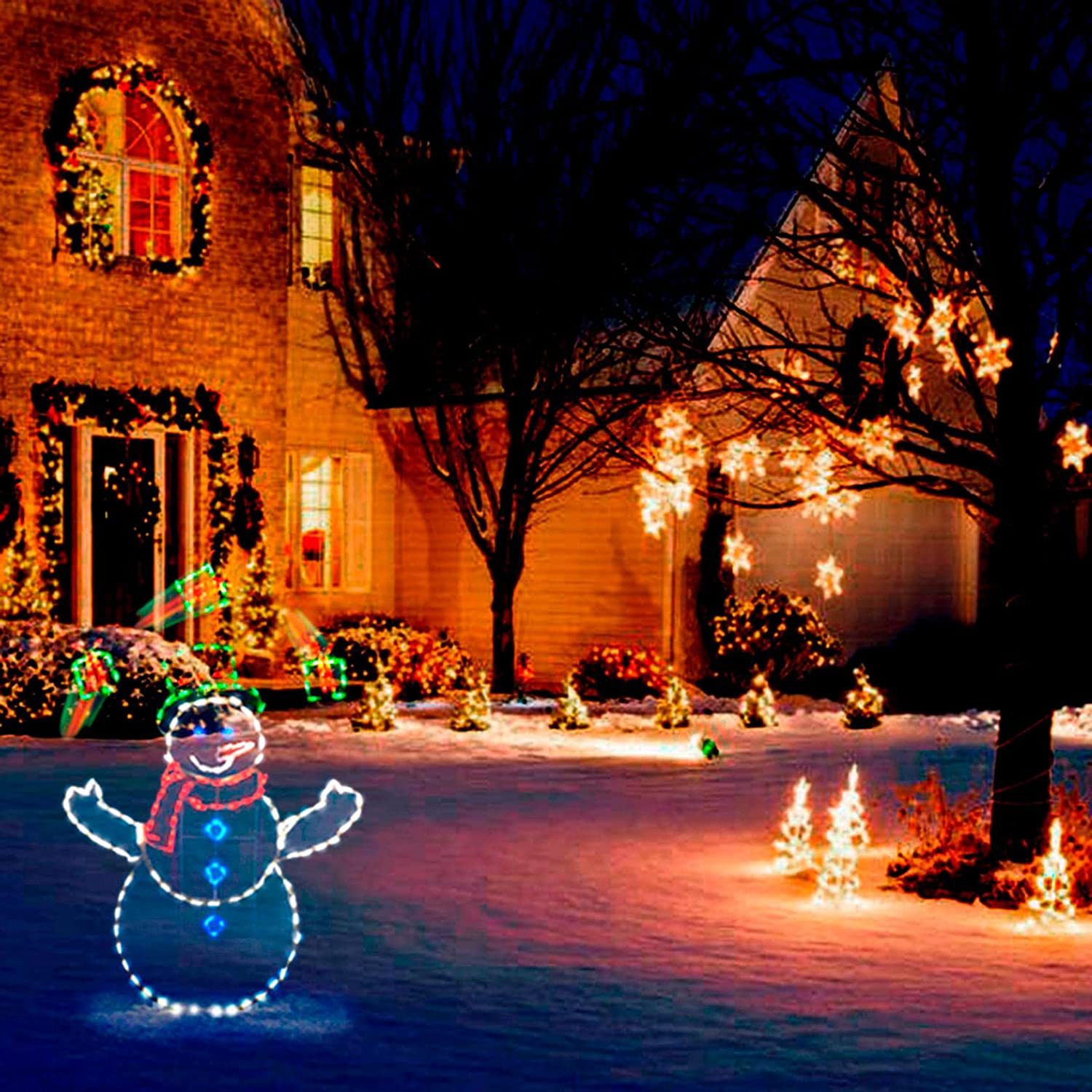 (🌲Early Christmas Sale- SAVE 50% OFF)The Playful Animated Snowball Light-BUY 2 GET 10% OFF & FREE SHIPPING