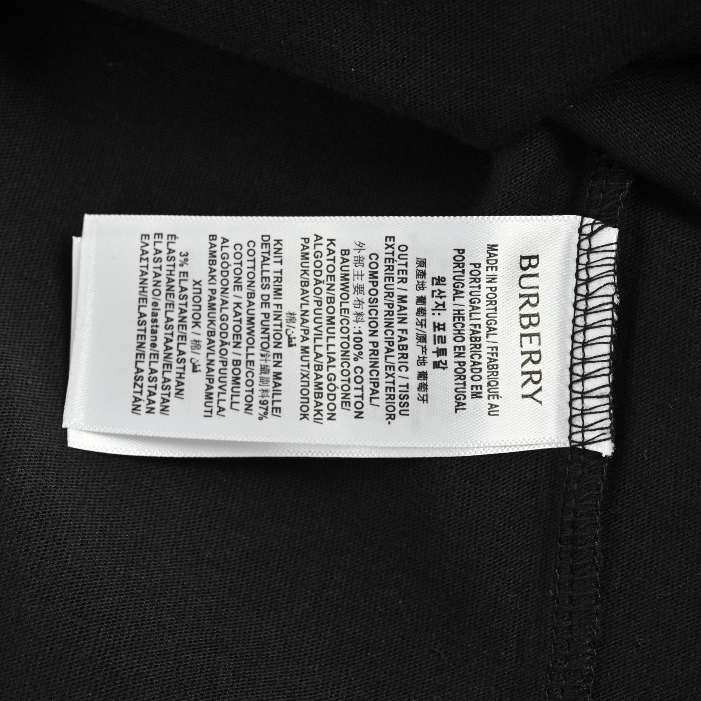 Burberry 25ss plaid collar spliced short sleeves