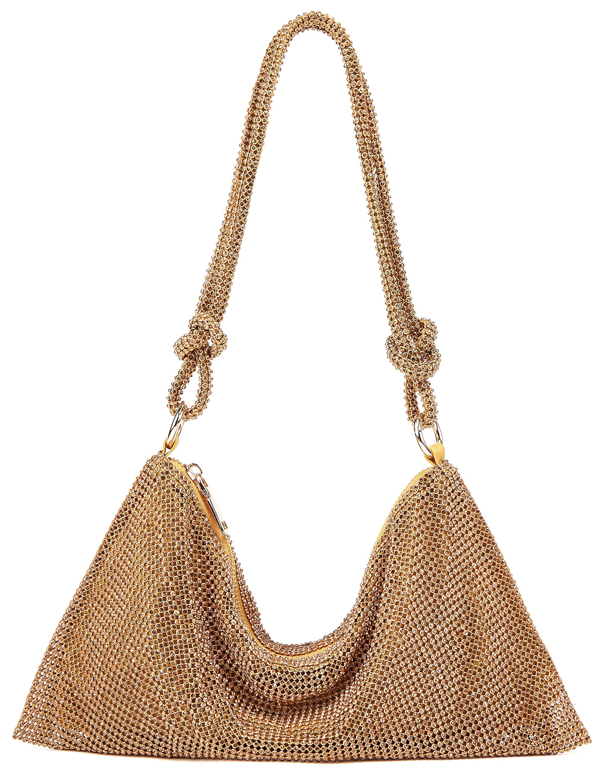 🔥Last Day 50% OFF🔥Rhinestone Hobo Bag for Women Rhinestone Purses📦BUY 2 GET FREE SHIPPING NOW