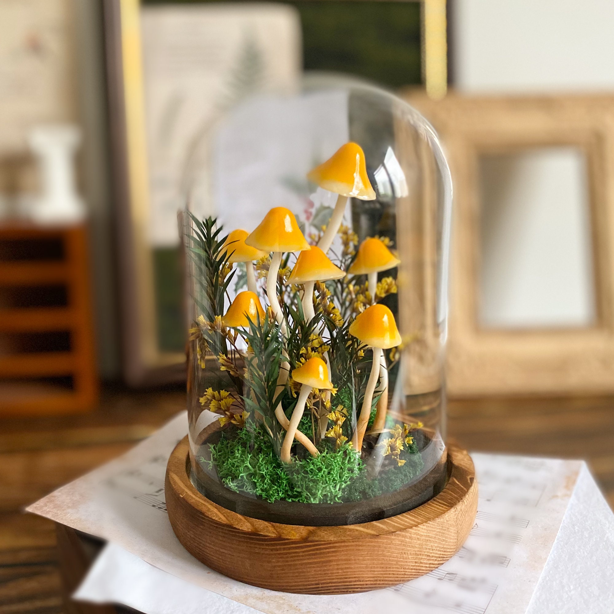 🔥HOT SALE 50% OFF🔥Handmade Enchanted Mushroom Forest Night Light