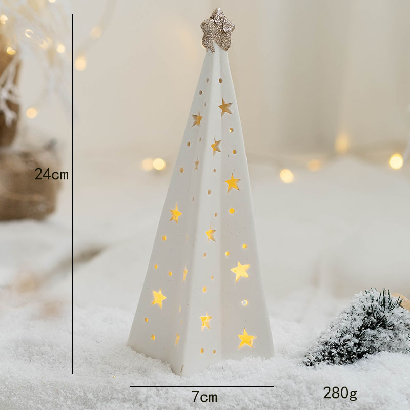 🌲🌲Christmas Ceramic Glowing Lights Decoration