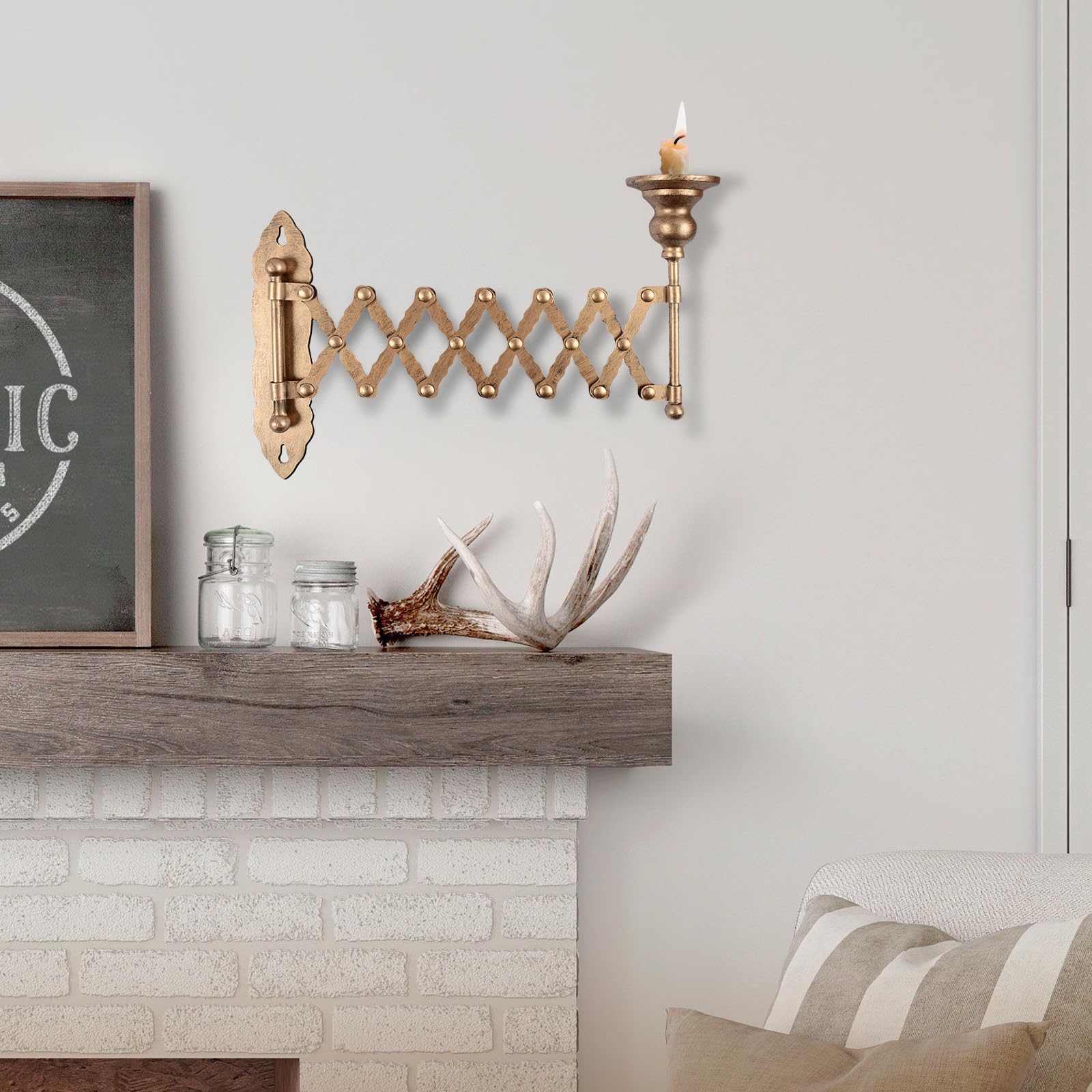 🔥ON SALE🔥Vintage Expanding Taper Candle Holder