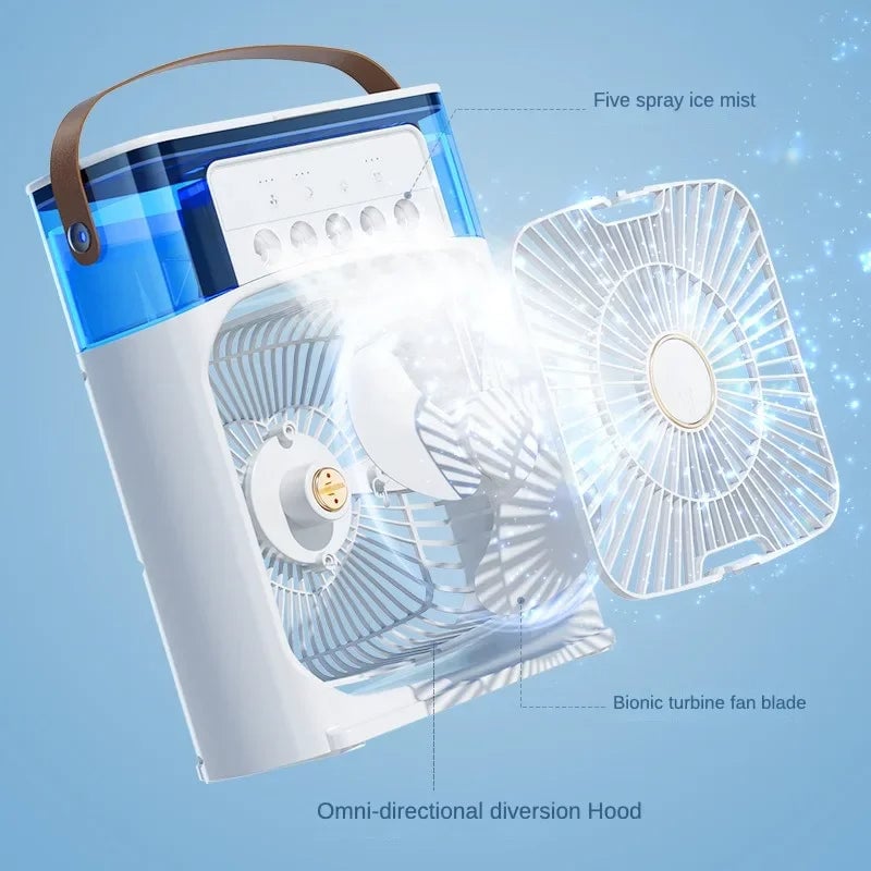 🌴Summer Cool Fan: Aqua Breeze Experience-🔥