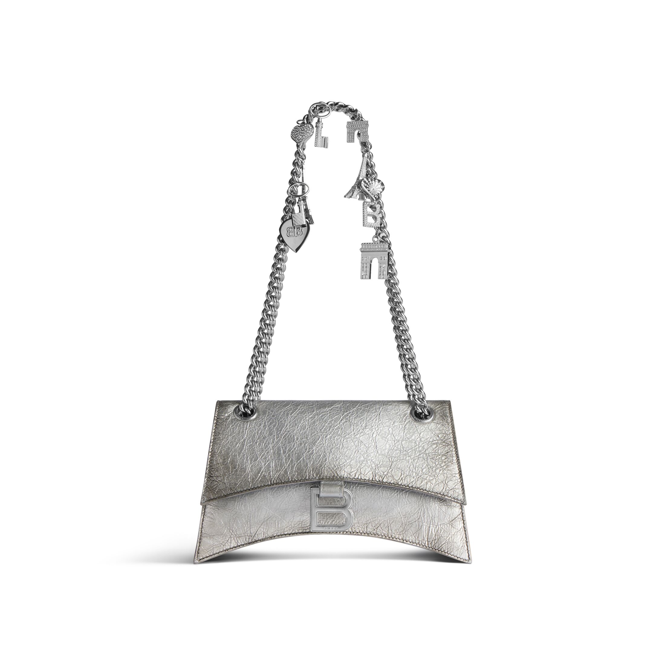 Balenciaga CRUSH Rhinestone Small Chain Bag