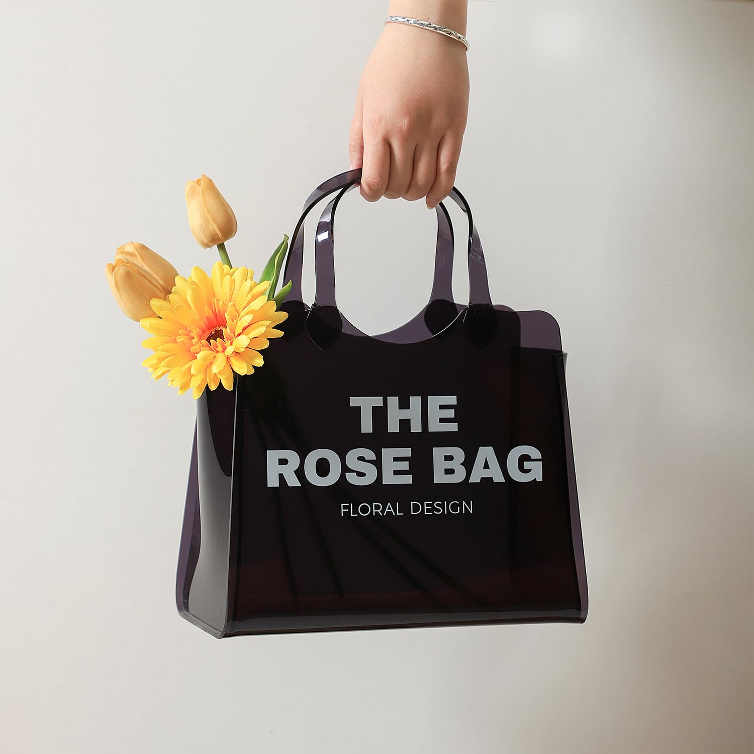 Aesthetic Vase for Flowers, Decorative Tote Bag Vase for Wedding, Living Room, Bedroom, Table, Office(Tote Bag)