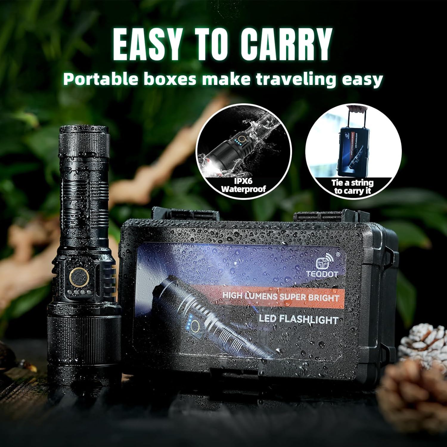 New German 900000 lumens Waterproof Tactical Spot Lights