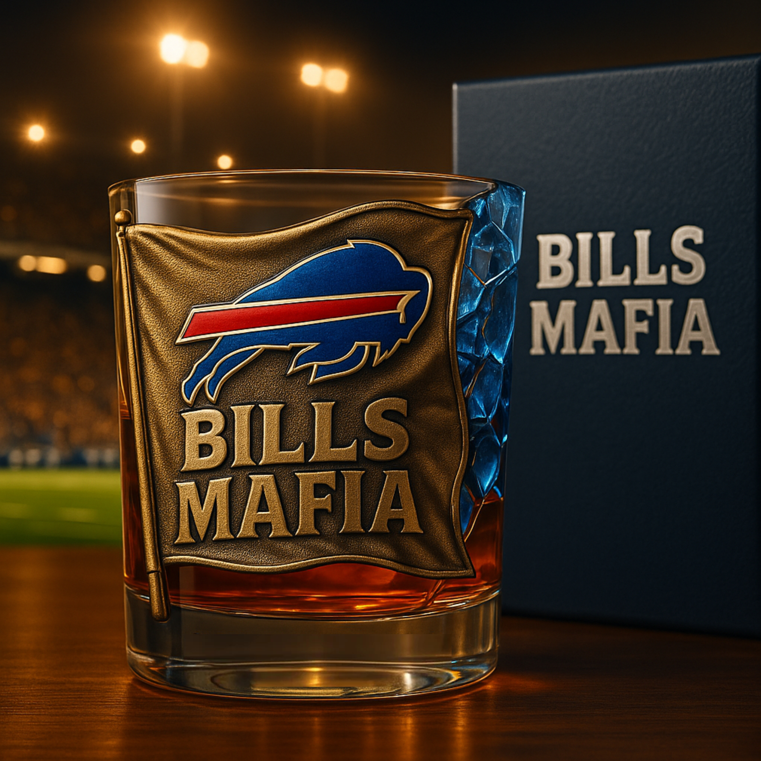 Buffalo Bills Commemorative Whiskey Glass