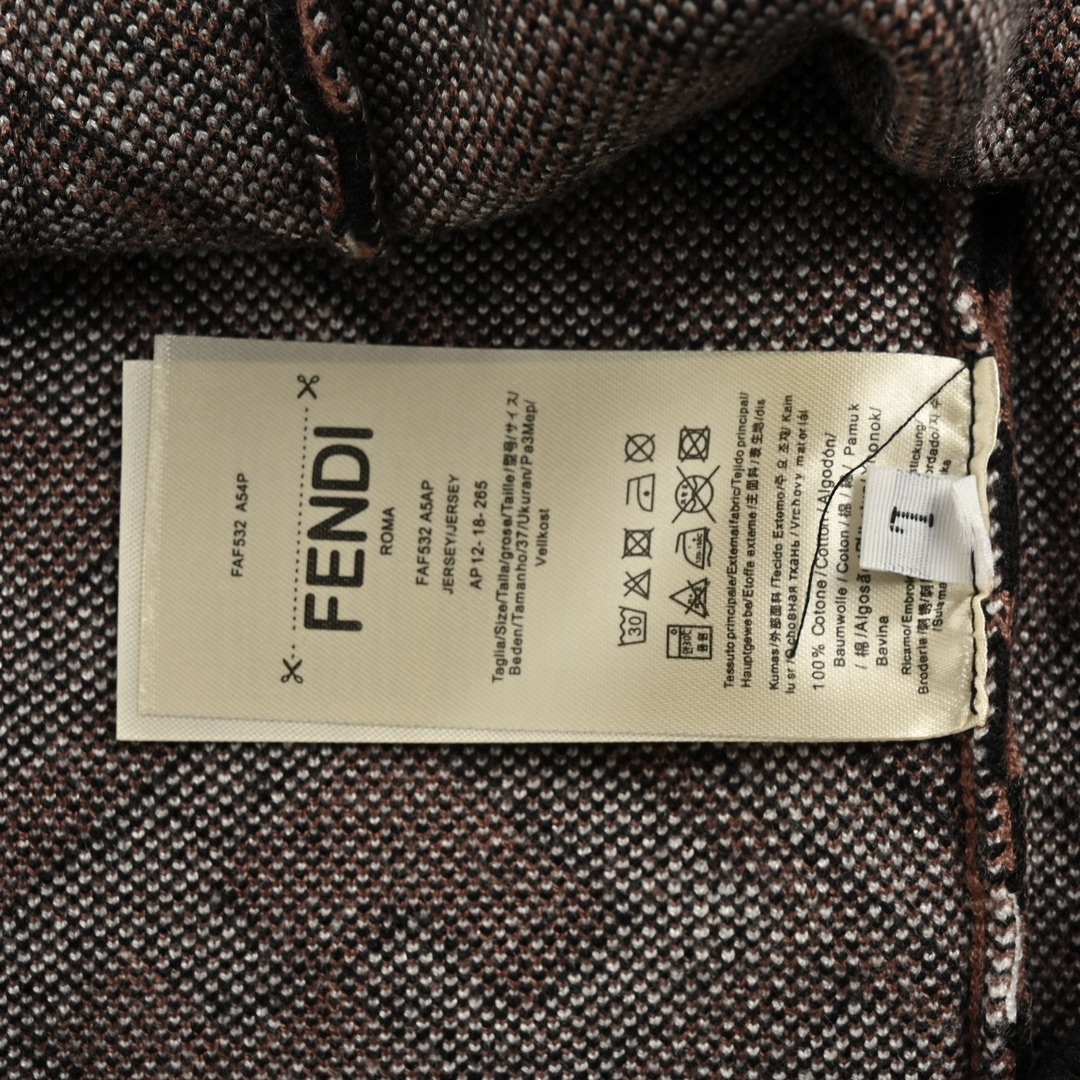 Fendi 24Fw FF all-over jacquard sweater