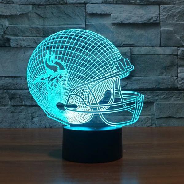 MINNESOTA VIKINGS 3D LED LIGHT LAMP