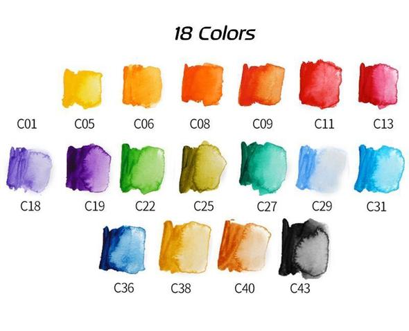 (🔥Last Day Promotion-SAVE 50% OFF)Portable Watercolor Kits--BUY 2 SETS GET 10% OFF & FREE SHIPPING